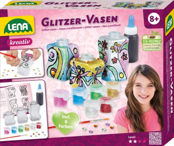 LENA - PICTURA PE STICLA CU CULORI VIBRANTE - VAZE - 42693 