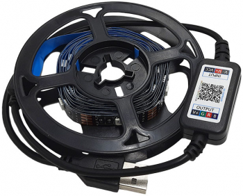 Banda led iluminare fundal tv 2m cu bluetooth OMC