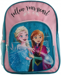 Ghiozdan mic 2 compartimente Frozen dimensiuni 32x25x10cm 