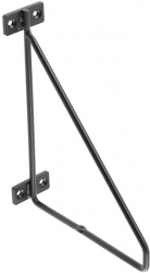 Consola raft Bar finisaj negru mat 166x209 mm 