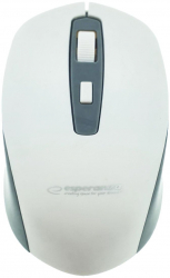 Mouse optic fara fir 4D Bluetooth v.5.0 Esperanza Sargas 94668 105 x 60 x 35 mm 1600 DPI alb cu gri 