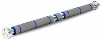 Bara de tractiuni telescopica cu fixare pe usa 60-100 cm gri/albastru FF027 