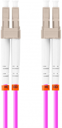 Cablu retea fibra optica cu lungime 5 m si conectori LC/UPC-LC/UPC Lanberg Z32333 MM DUPLEX 3.0MM OM4 50/125 LSZH violet 