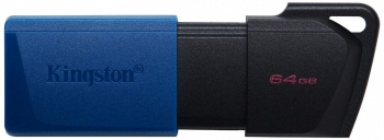 Memorie USB 3.2 Kingston DataTraveler Exodia M 64gb capac retractabil albastra 