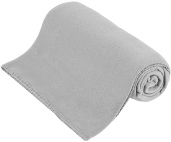 Patura Fleece Polar Material Moale si Pufos Cocolino Dimensiune 130x150 cm pentru Patut Copii Culoare Gri 