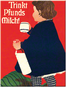 Magnet - Trinkt Pfunds Milch 