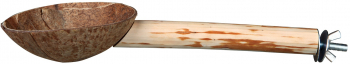 Bat Colivie Natural cu Hranitor 25 cm 58747 