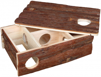 Casuta Leif Labirinth Natural 35x11x25 cm 6201 