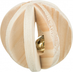 Jucarie Rotund din Lemn cu Clopotel 6 CM 45711 