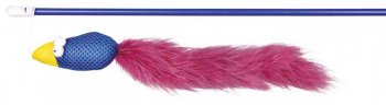Jucarie Undita Trixie cu Pasare si Catnip pentru pisici 50 cm 45289 