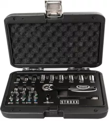 Set scule STROXX cu clichet 25 piese 1/4 toll