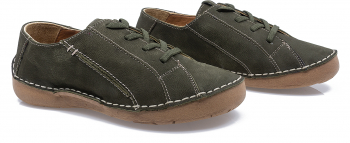 Pantofi dama Caspian Cas-44188 casual piele nabuc kaki 40