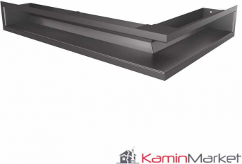 LUFT TS 9x40x60 Grila semineu pe colt - Grafit 