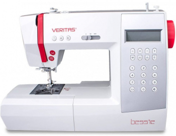 Masina de cusut digitala Veritas Bessie 197 programe 800 imp/min 70W Alb/Gri 