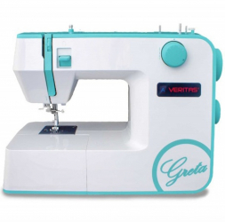 Masina de cusut electromecanica Veritas Greta 23 programe 750 imp/min 70W Alb/Turcoaz 