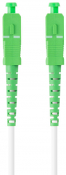 Cablu retea fibra optica cu lungime 20 m si conectori SC/APC-SC/APC Lanberg Z43076 SM SIMPLEX 3.0MM G657B3 LSZH alb