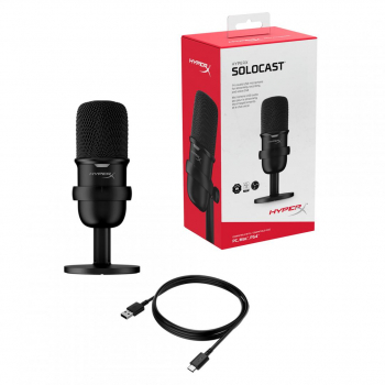 HP MICROFON HyperX SoloCast Black 4P5P8AA 