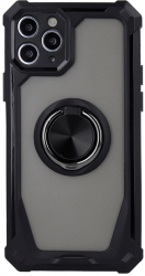 Husa protectie pentru Samsung Galaxy S22 Ultra suport magnetic inel functie kickstand Defender Negru TLF-BBL5491 