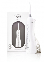 Irigator oral/ dus bucal Vitammy Hydra profesional 3 moduri de functionare rezistent la apa 2 duze Alb 