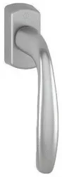 Maner geam termopan Hoppe New York aluminiu functie Secustik patrat variabil 7/32-42 mm culoare titan F9 