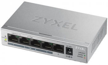 Switch ZyXel GS1005-HP 5-Port Gigabit PoE 60W 