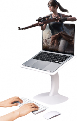 Suport reglabil pentru laptop. Stand reglabil pentru laptop si lectura. Masa pliabila pentru invatare cu mai multe functii 
