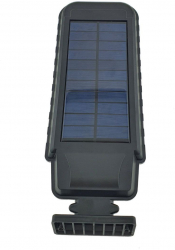 Lampa LED cu incarcare solara LTC 76626 30W COB 2000lm acumulator 2400 mAh cu senzori telecomanda neagra 