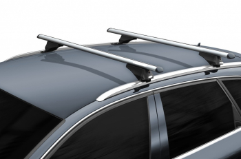 Bara / Set 2 bare portbagaj cu cheie VW Passat B7 2010-2015 Combi / Break / Caravan - ALUMINIU - 003B120 