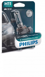 Bec auto Philips H11 X-TREME VISION PRO +150 12V 55W 