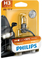 Bec auto Philips H3 Vision +30 12V 55W 