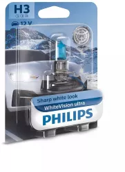 Bec auto Philips H3 White Vision Ultra 12V 55W 