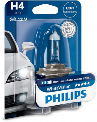 Bec auto Philips H4 WhiteVision 12V 55W 
