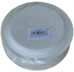 Farfurii din Trestie de Zahar Misavan de Unica Folosinta Biodegradabile Rotunda 50 Buc/Set Dimensiune 230 mm Culoare Alb MSV90016714 
