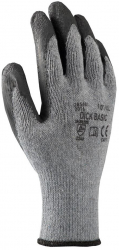Manusi protectie gri din poliester Basic marimea 10 