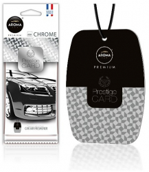 Odorizant auto Aroma Car Prestige Card Chrome 
