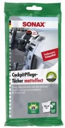Servetele umede universale pentru suprafete din plastic cu efect mat Sonax 