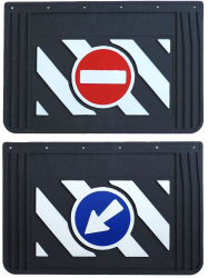 Set 2 Buc Aparatori Noroi 3D Camion 60X40 CM 
