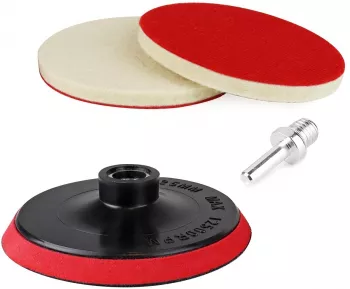 Set bureti polish din pasla si pad 125mm 2buc 