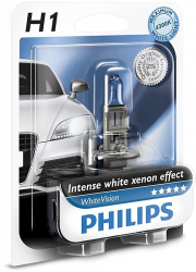 Bec auto H1 Philips WhiteVision 12V 55W 