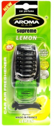 Odorizant auto Aparat Aroma Car Supreme Slim Lemon 