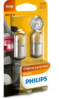 Set 2 Becuri Auxiliare R10w 12v Blister Vision Philips 