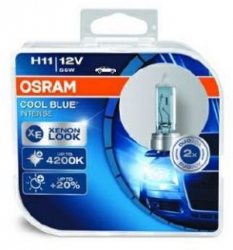 Set 2 buc Bec H11 CoolBlue Intense Osram 12V 55W 