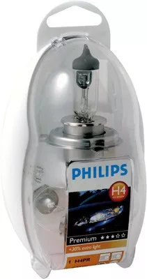 Set Becuri Auto De Rezerva H4 Philips Easykit 12v 