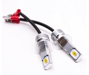Set 2 becuri LED pentru faruri H1 X1 12V-24V Alb 6000k KRU089 