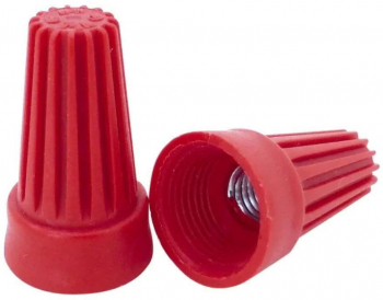 Conector 76B-SP1 de fire prin rasucire rosu set 100 buc