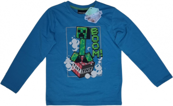 Bluza copii Minecraft Mojang Creeper TNT 6 ani Albastru 