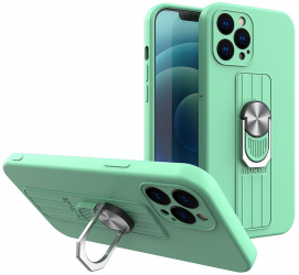 Husa compatibila cu iPhone 13 Pro functie kickstand Verde menta SOHO5389 