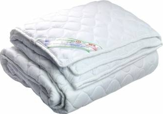 Set Pilota Matlasata 4 Anotimpuri Alba 180x210 cm + 2 Perne 50x70 cm Alb Romstill 