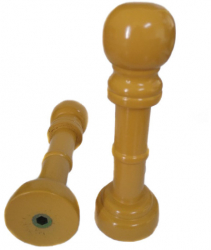 Accesorii din lemn pentru perdele si draperii cu prindere pe perete 2 bucati Natural Vivo 