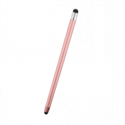 Creion tip Stylus universal 2 in 1 cu ambele capete utilizabile 14 cm Rose-gold SOHO5427 